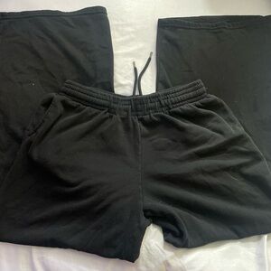 H&M Black Wide Leg Pants & Jumpsuit